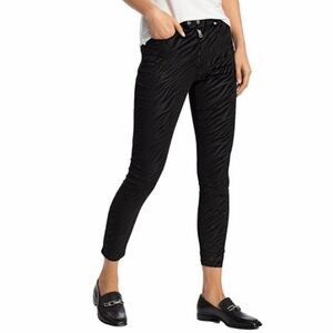 Rag & Bone Nina High-Rise Zebra Stripe Jeans